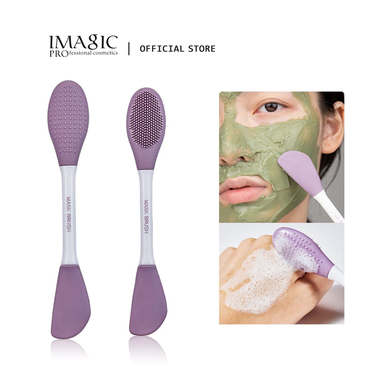 Silicone Face Scrubber Electric - IMAGIC Siliconen Gezichtsreiniging & Maskerborstel 2