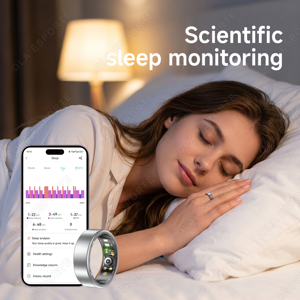 Alle maten (6-14) Slimme ring  - Health Monitors recensie en prijs
